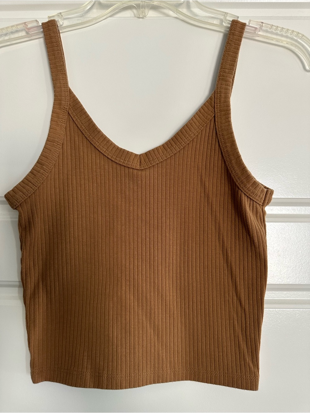 wild fable Ribbed V-Neck Camisole - Sienna Brown